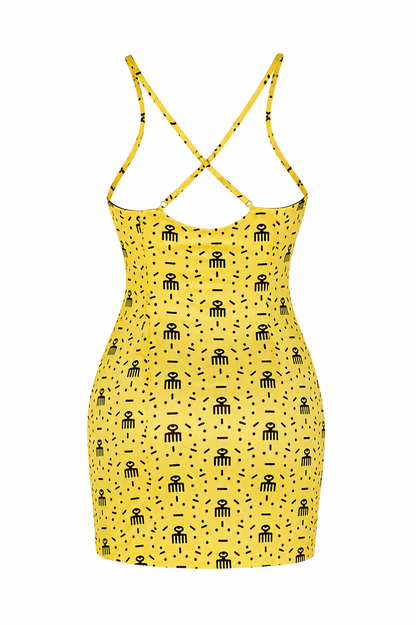 ENSEMBLE ROBE/TUNIQUE PEIGNE D’OR